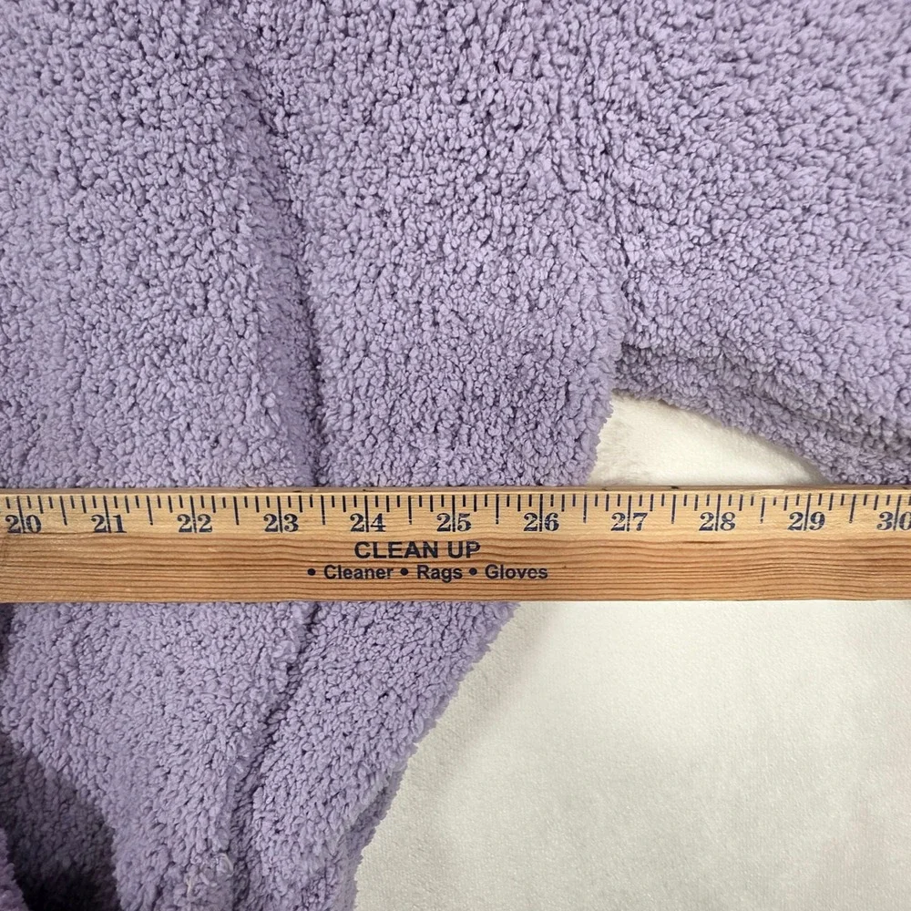 Susie Coelho Style Plush Robe Women's One Size Lavender Belted Loungewear